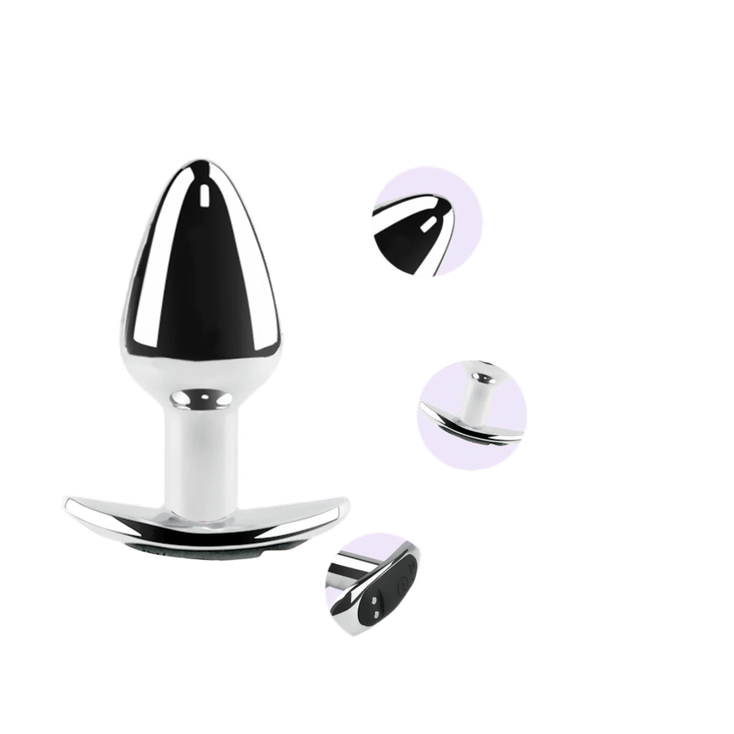 Vibrierender Analplug mit Fernbedienung – Ankerbasis