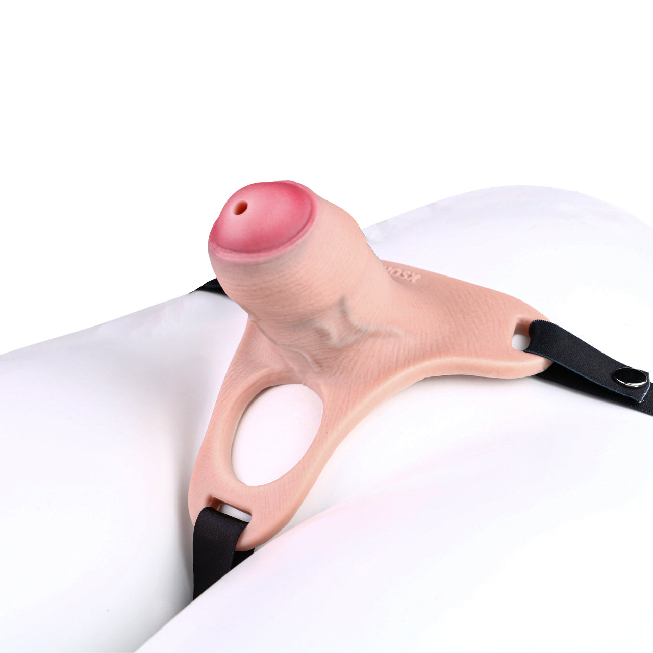 Pink Silicone Chastity Cage - Penis Profile - Cut