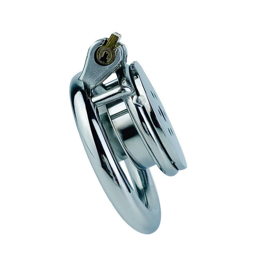 Male metal chastity cages, BDSM gear, male chastity devices, penis cage, pissing tube , gay BDSM, bondage and discipline, chastity play, metal cock cage, kinky sex toys, metal plastic erotic flat inverted cage, submissive play, chastity sub dom, sissy