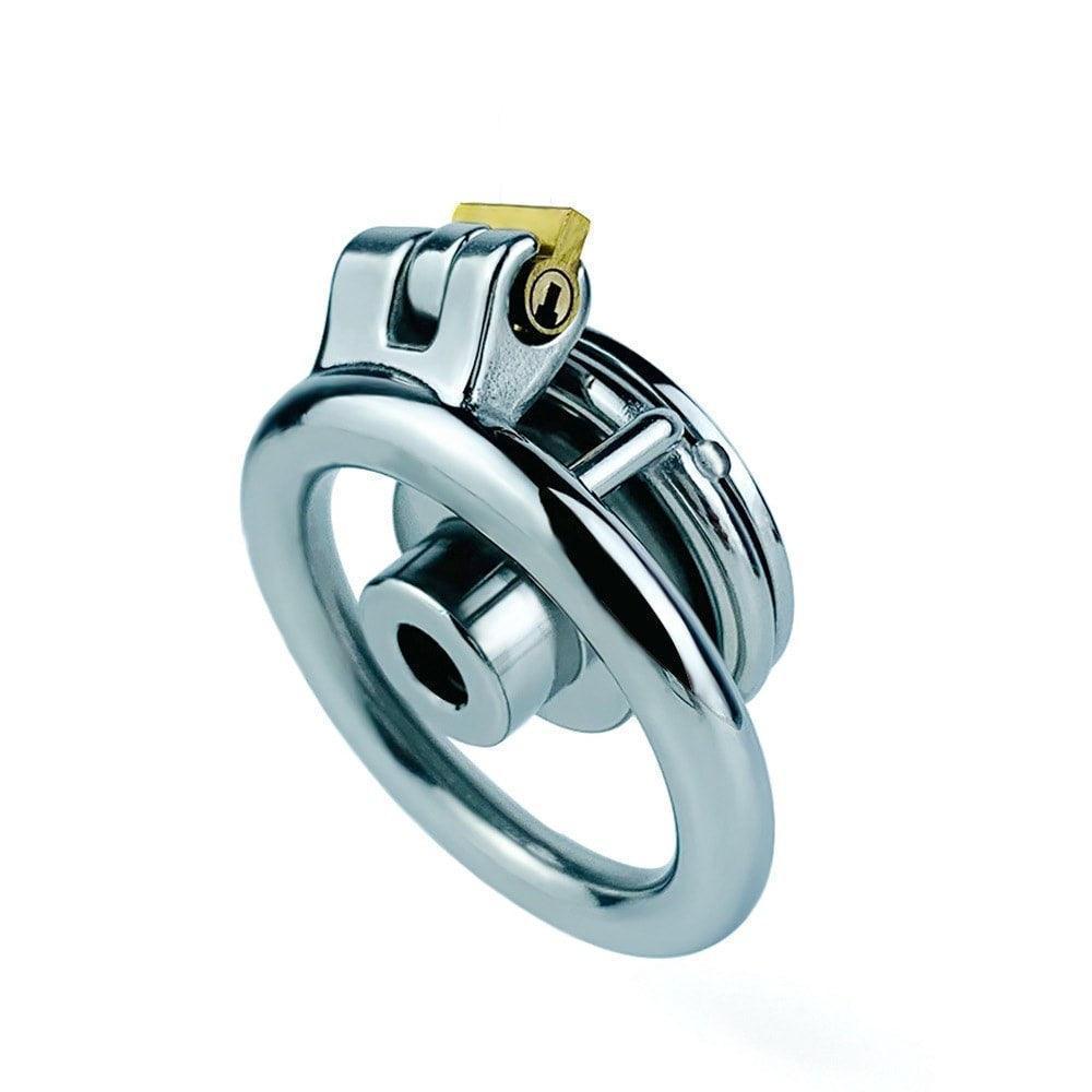 Male metal chastity cages, BDSM gear, male chastity devices, penis cage, pissing tube , gay BDSM, bondage and discipline, chastity play, metal cock cage, kinky sex toys, metal plastic erotic flat inverted cage, submissive play, chastity sub dom, sissy