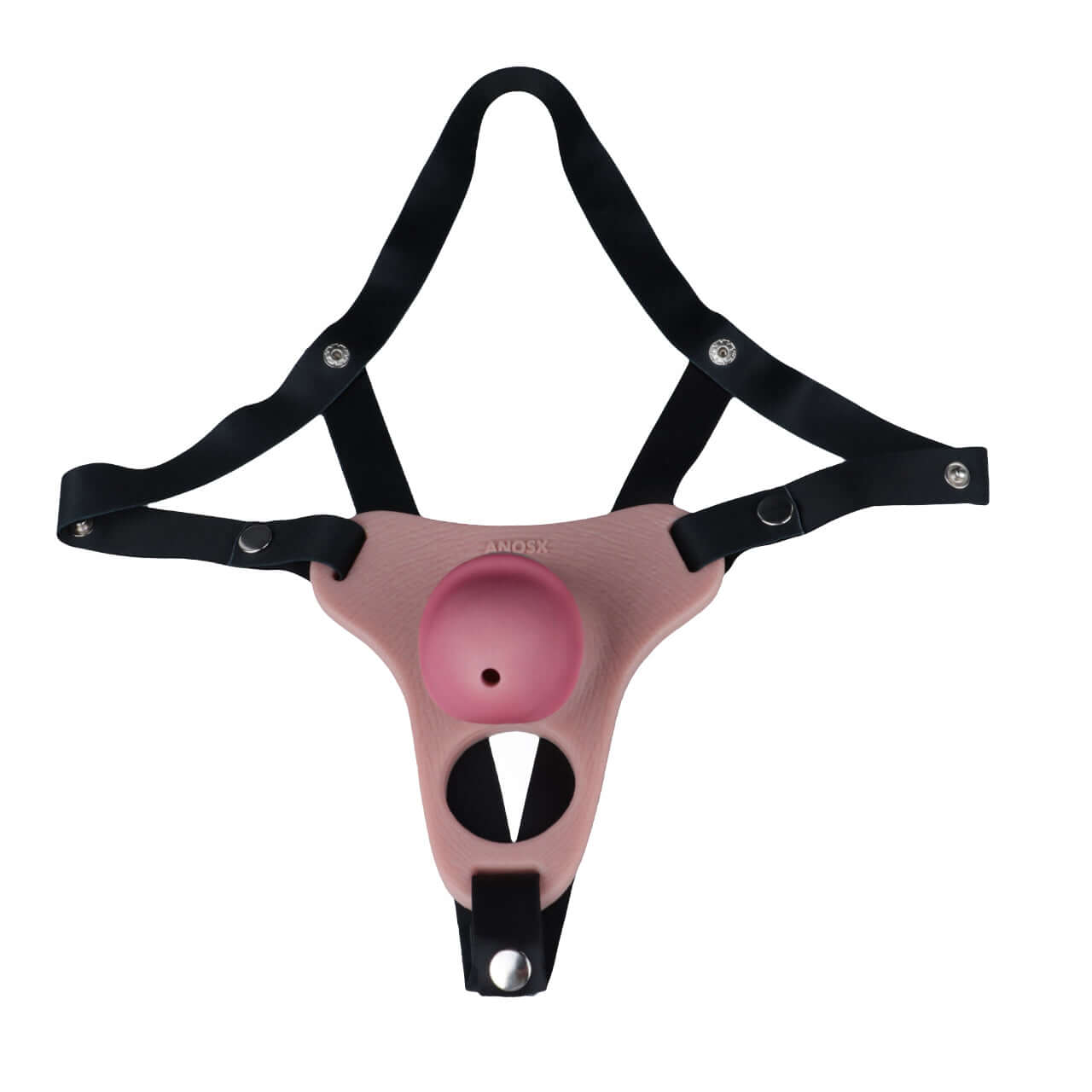 Pink Silicone Chastity Cage - Penis Profile - Full Exposure