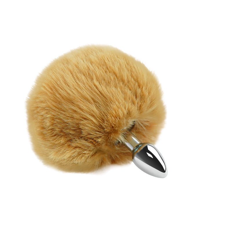 Butt Plug mit Hasenschwanz - Braun