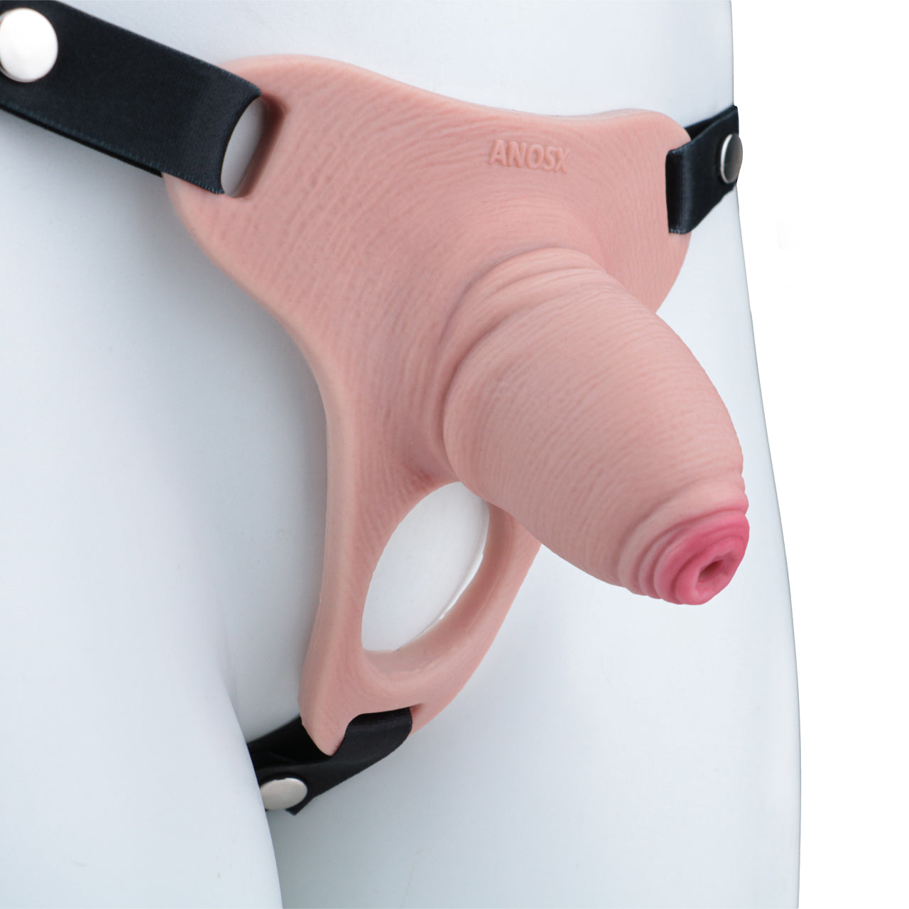 Pink Silicone Chastity Cage - Penis Profile