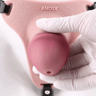 Pink Silicone Chastity Cage - Penis Profile - Full Exposure