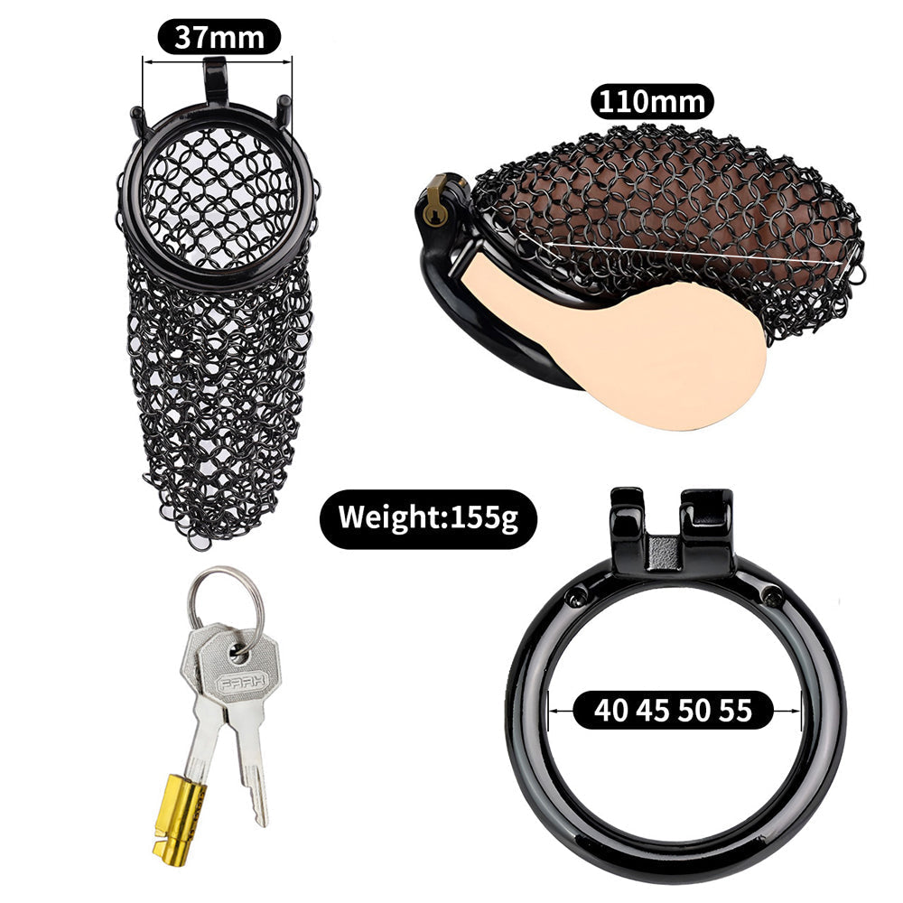 The perfect cock cage for femdom chastity, this flat chastity cage ensures full control and submission, designed for cuckold training." "Das perfekte Cock Cage für Femdom Chastity, dieses flache Chastity Cage gewährleistet vollständige Kontrolle und Unte