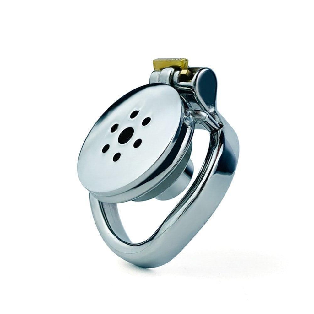 Male metal chastity cages, BDSM gear, male chastity devices, penis cage, pissing tube , gay BDSM, bondage and discipline, chastity play, metal cock cage, kinky sex toys, metal plastic erotic flat inverted cage, submissive play, chastity sub dom, sissy