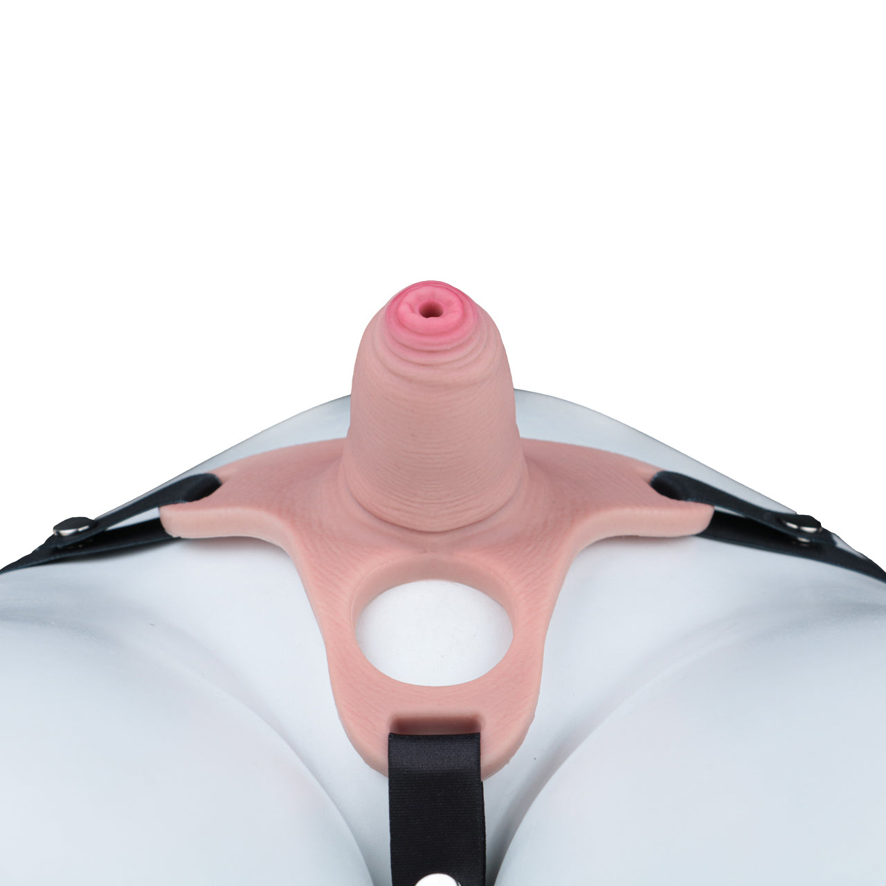Pink Silicone Chastity Cage - Penis Profile