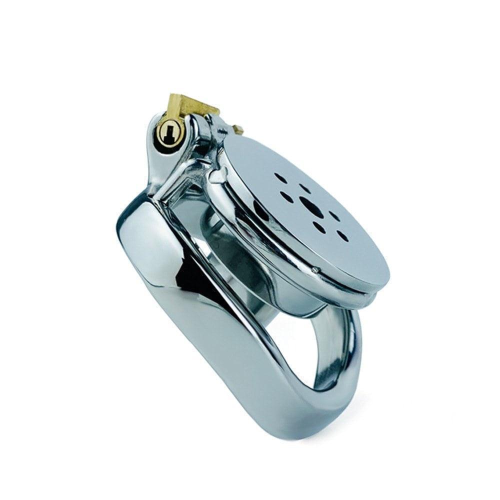 Male metal chastity cages, BDSM gear, male chastity devices, penis cage, pissing tube , gay BDSM, bondage and discipline, chastity play, metal cock cage, kinky sex toys, metal plastic erotic flat inverted cage, submissive play, chastity sub dom, sissy