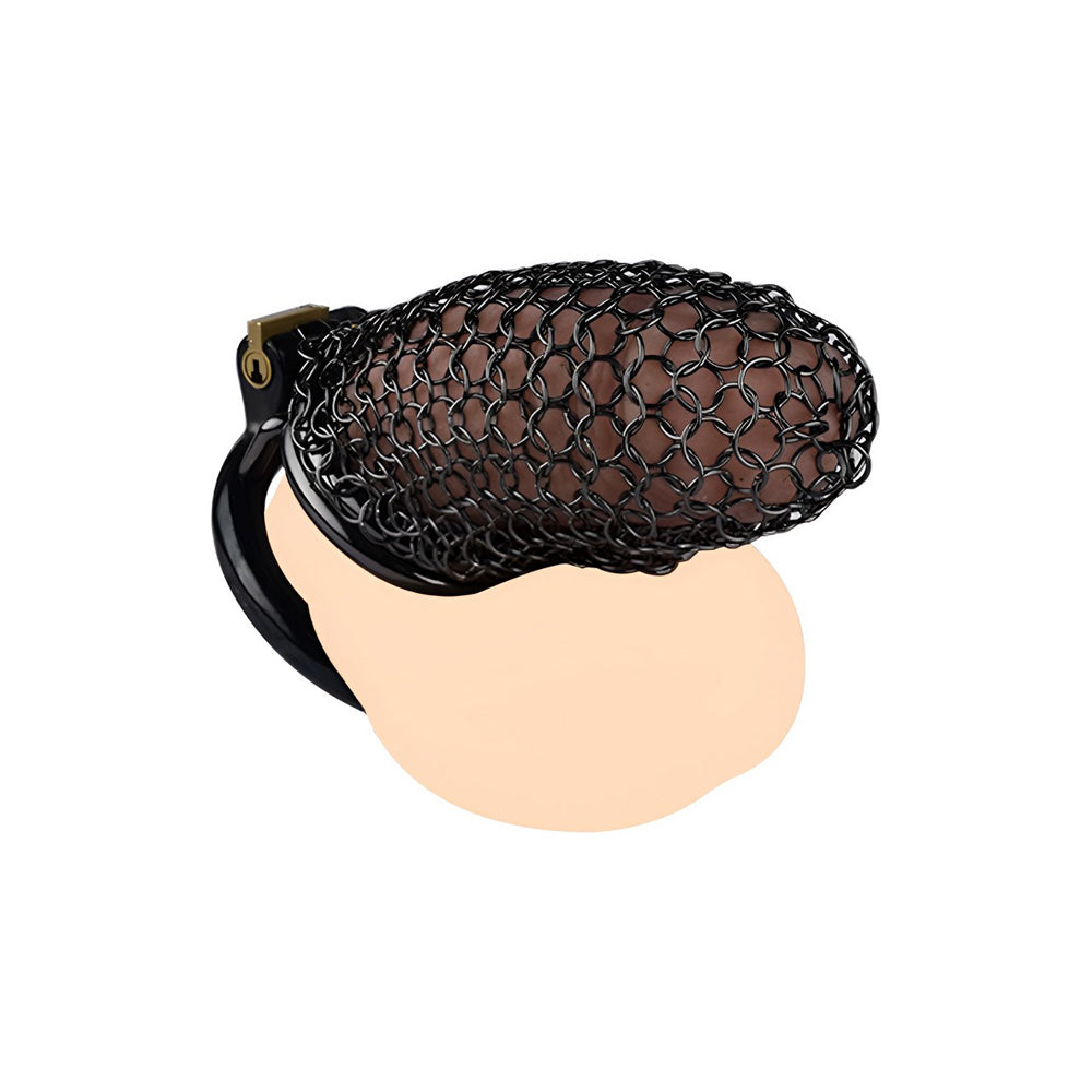 Designed for those deep into femdom chastity, this flat chastity cage offers full control and security, ideal for cuckold training." "Entwickelt für diejenigen, die tief in Femdom Chastity sind, bietet dieses flache Chastity Cage vollständige Kontrolle u