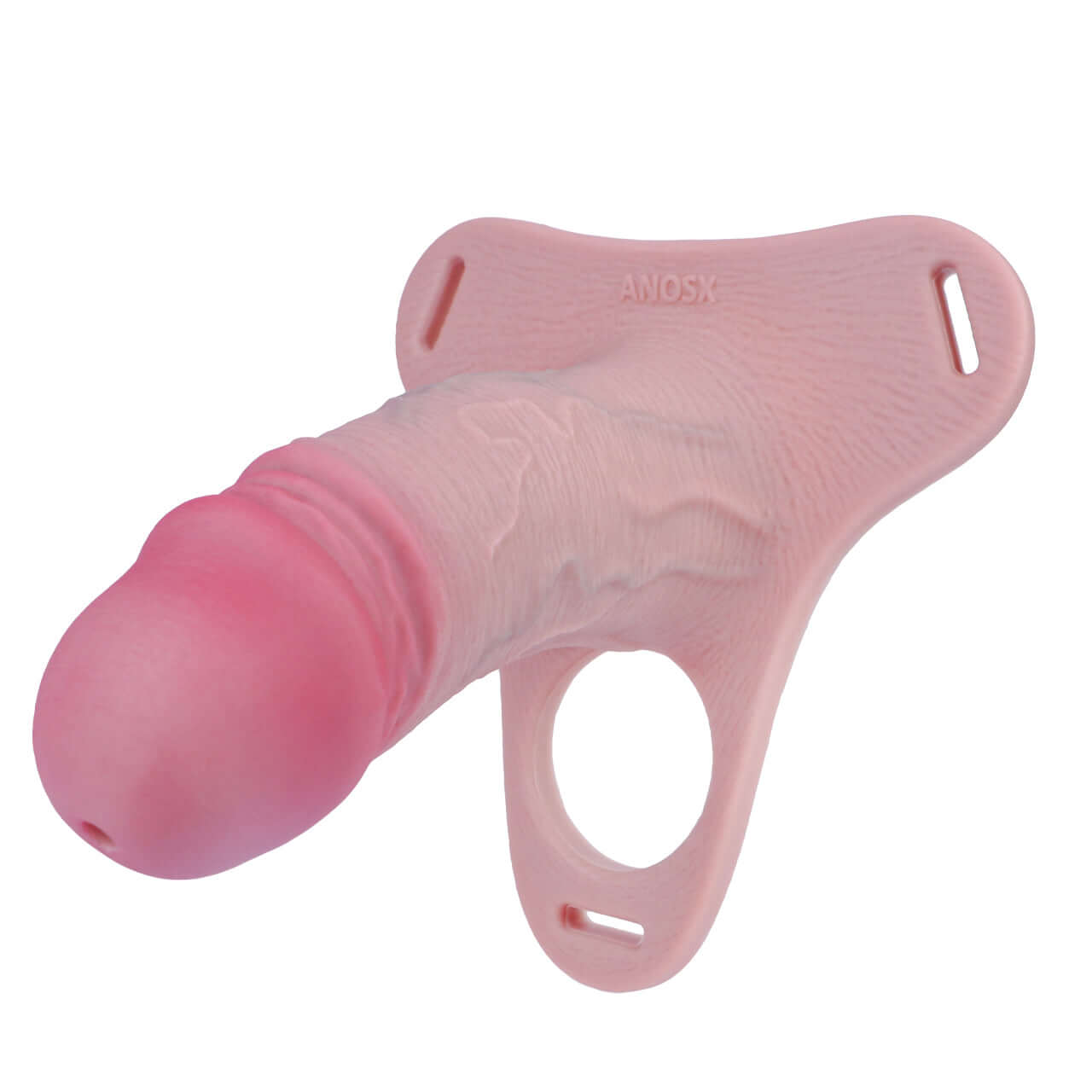 Pink Silicone Chastity Cage - Big Sized Slave