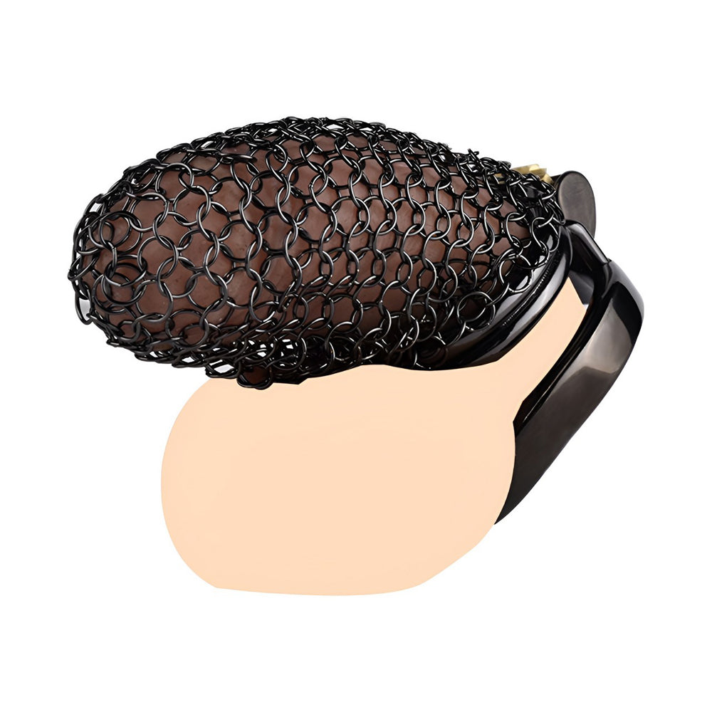 The perfect addition to your femdom chastity collection, this flat chastity cage provides both control and comfort for long-term wear." "Die perfekte Ergänzung zu Ihrer Femdom Chastity Sammlung, dieses flache Chastity Cage bietet sowohl Kontrolle als auc