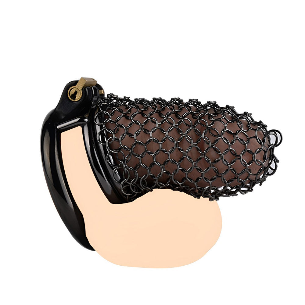 For long-term cuckold training, this male chastity cage offers the perfect fit, ideal for those practicing femdom chastity." "Für langfristiges Cuckold Training bietet dieses Male Chastity Cage die perfekte Passform, ideal für diejenigen, die Femdom Chas