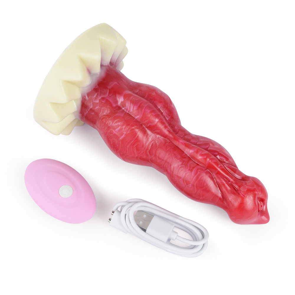 Vibrating Horse Dildo - Muscular