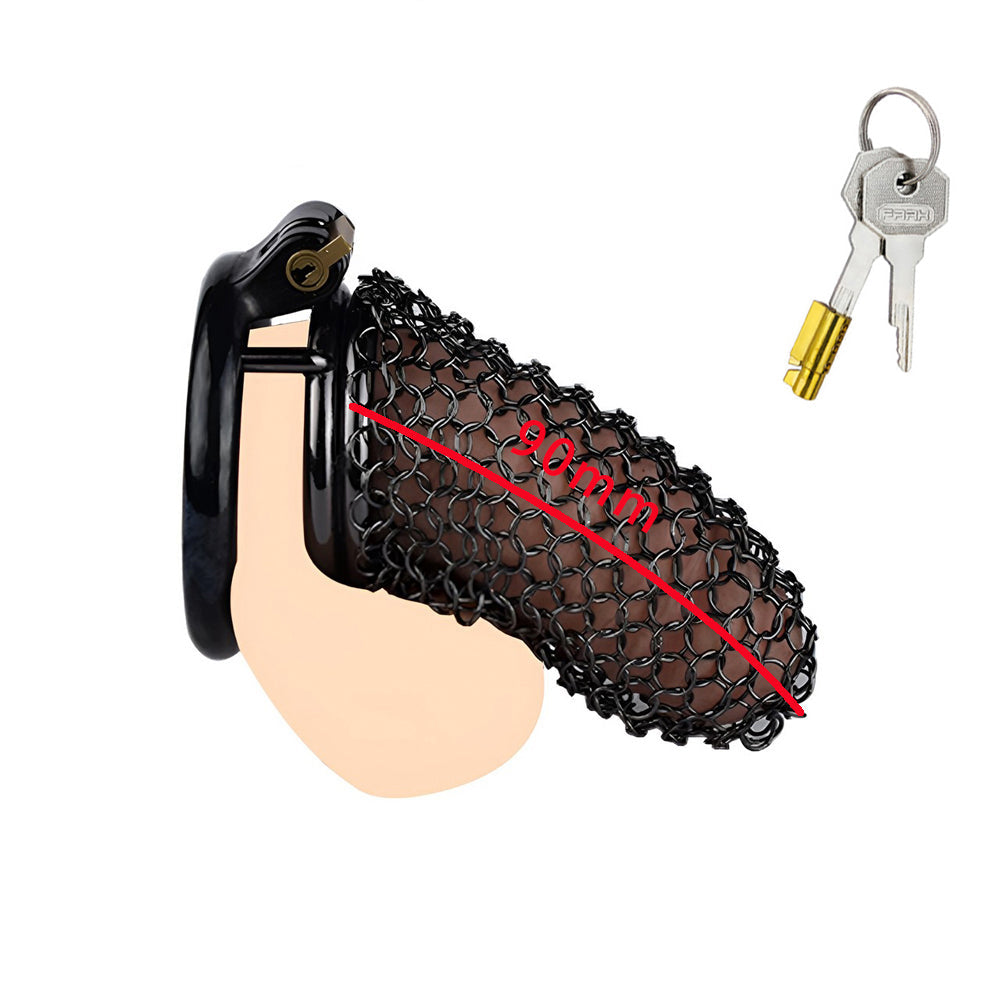 Lock your submission securely with this male chastity cage, designed for femdom chastity and ideal for cuckold training." "Schließen Sie Ihre Unterwerfung sicher mit diesem Male Chastity Cage, entwickelt für Femdom Chastity und ideal für Cuckold Training