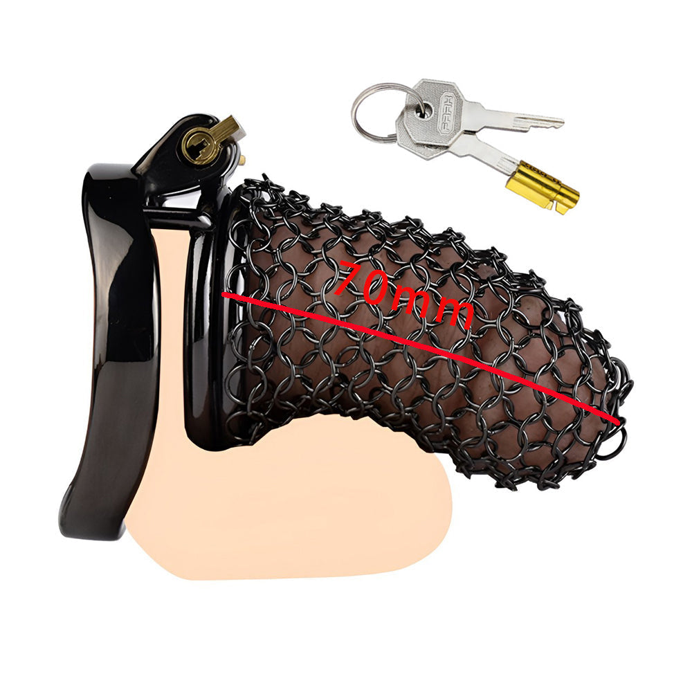 Designed for male in chastity, this flat chastity cage offers the best chastity cage experience for those into cuck in chastity dynamics." "Dieses flache Chastity Cage, entwickelt für Male in Chastity, bietet das beste Chastity Cage Erlebnis für diejenig