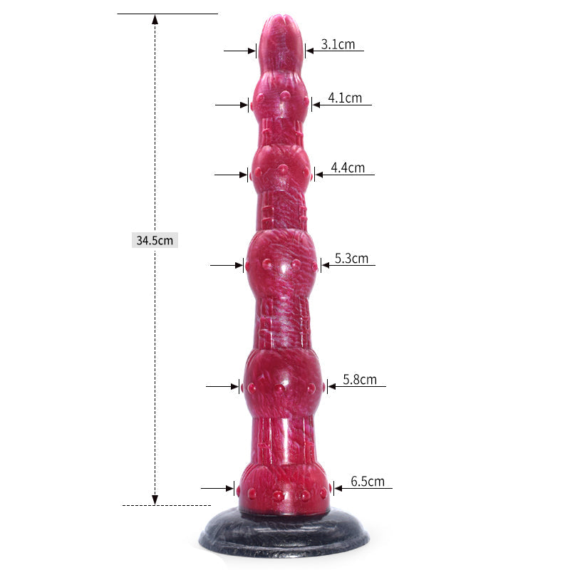 Fantasy Dildo - 14 Inch Knot Dildo