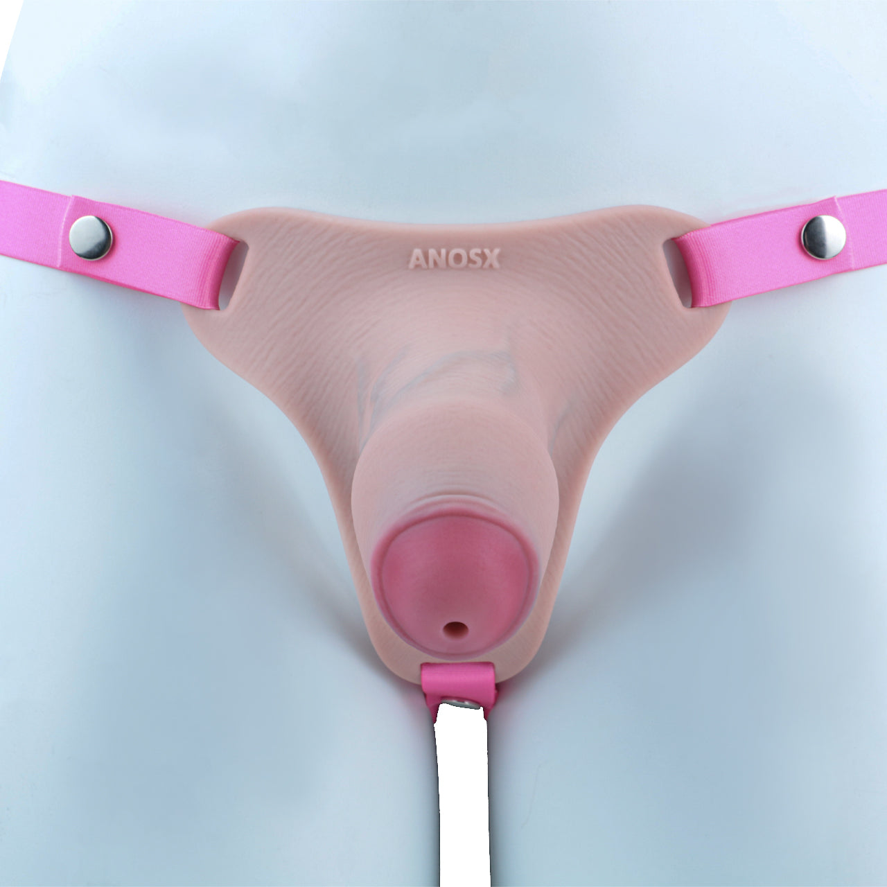 Pink Silicone Chastity Cage - Penis Profile - Cut