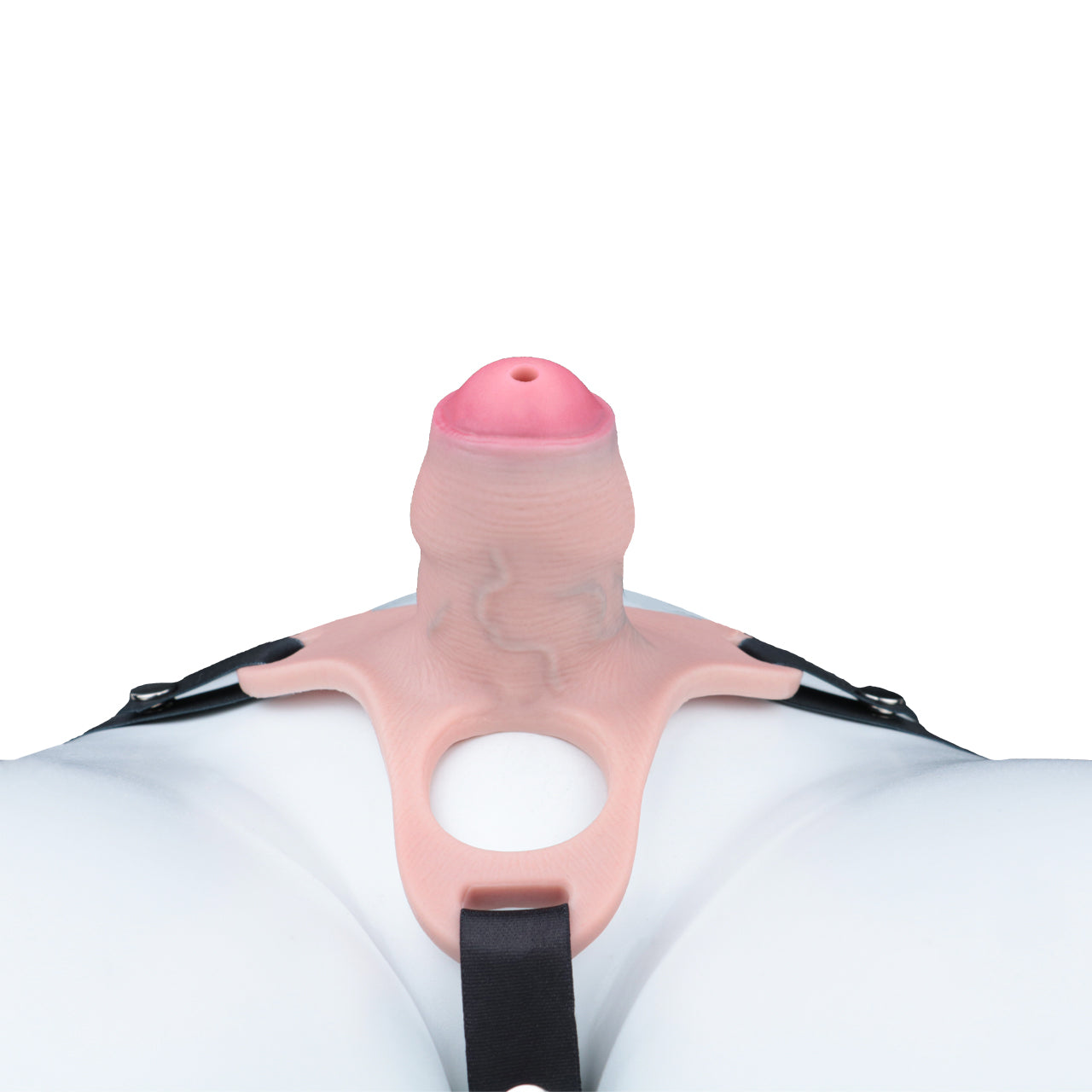 Pink Silicone Chastity Cage - Penis Profile - Cut