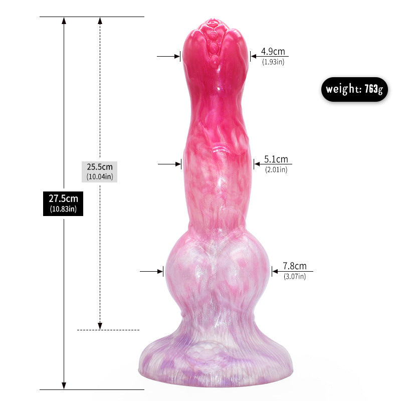 Fantasy Horse Dildo - Knot Dildo - Horse Cock Dildo - Peachy