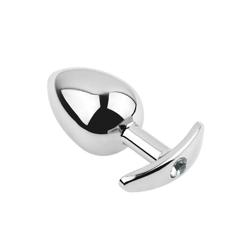 Metal anal plug, stainless steel butt plug, butt spreader, anal toys, metal butt plug, anal stimulation, butt plug for beginners, large anal plug, anal training, anal play, prostate massager, heavy butt plug, erotic anal toys, BDSM anal play, kinky butt p