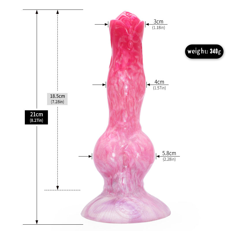 Fantasy Horse Dildo - Knot Dildo - Horse Cock Dildo - Peachy