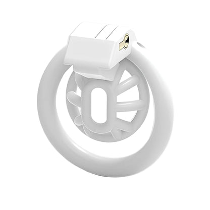 Male Inverted Chastity Cage - white