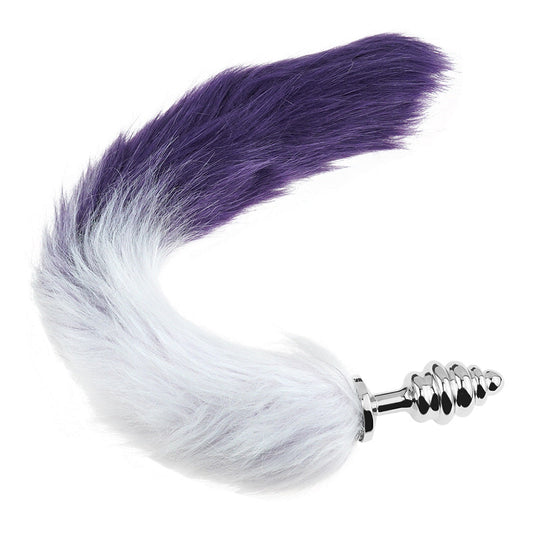 Fox Tail Butt Plug - Beaded