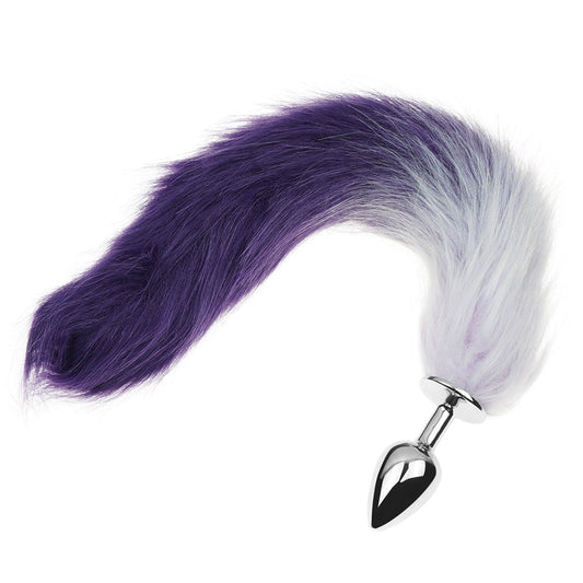 Fox Tail Butt Plug - Purple