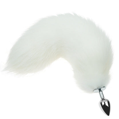 Fox Tail Butt Plug - White