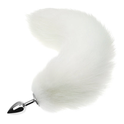 Fox Tail Butt Plug - White