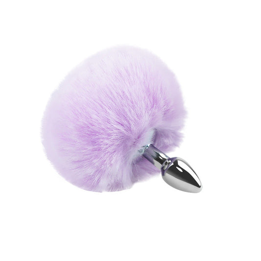 Bunny Tail Butt Plug-Purple