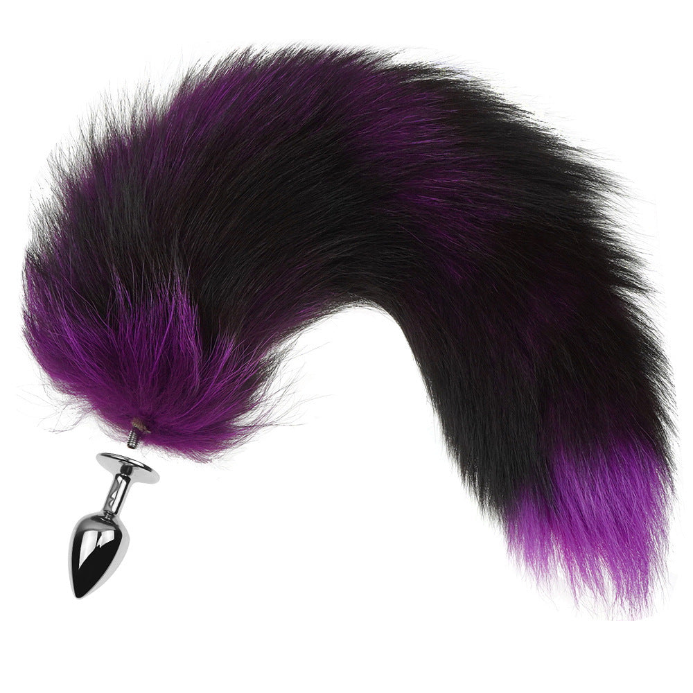 Fox Tail Butt Plug - Great Purple