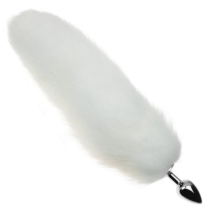 Fox Tail Butt Plug - White