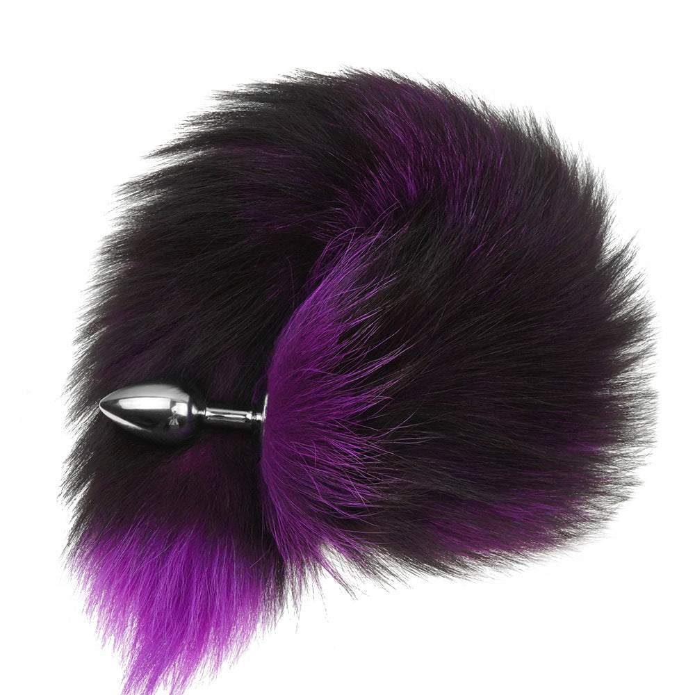 Fox Tail Butt Plug - Great Purple