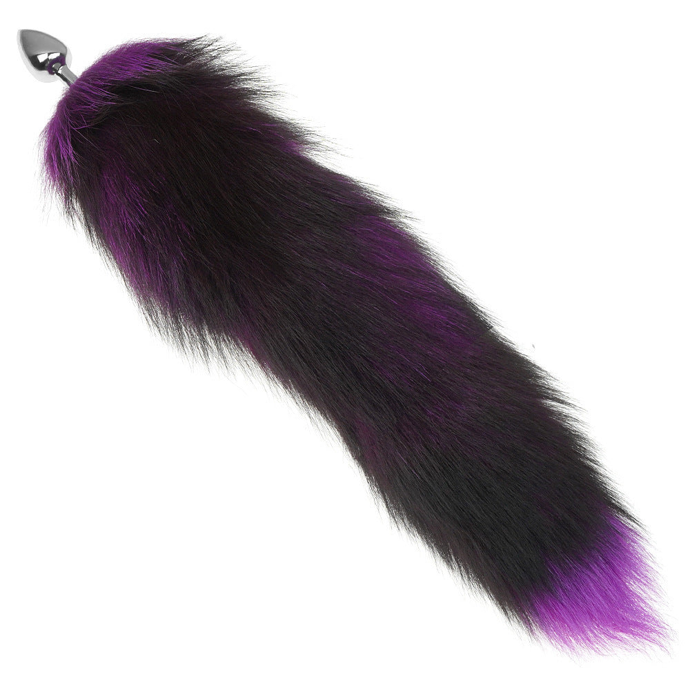 Fox Tail Butt Plug - Great Purple