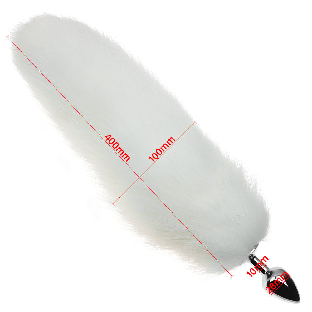 Fox Tail Butt Plug - White