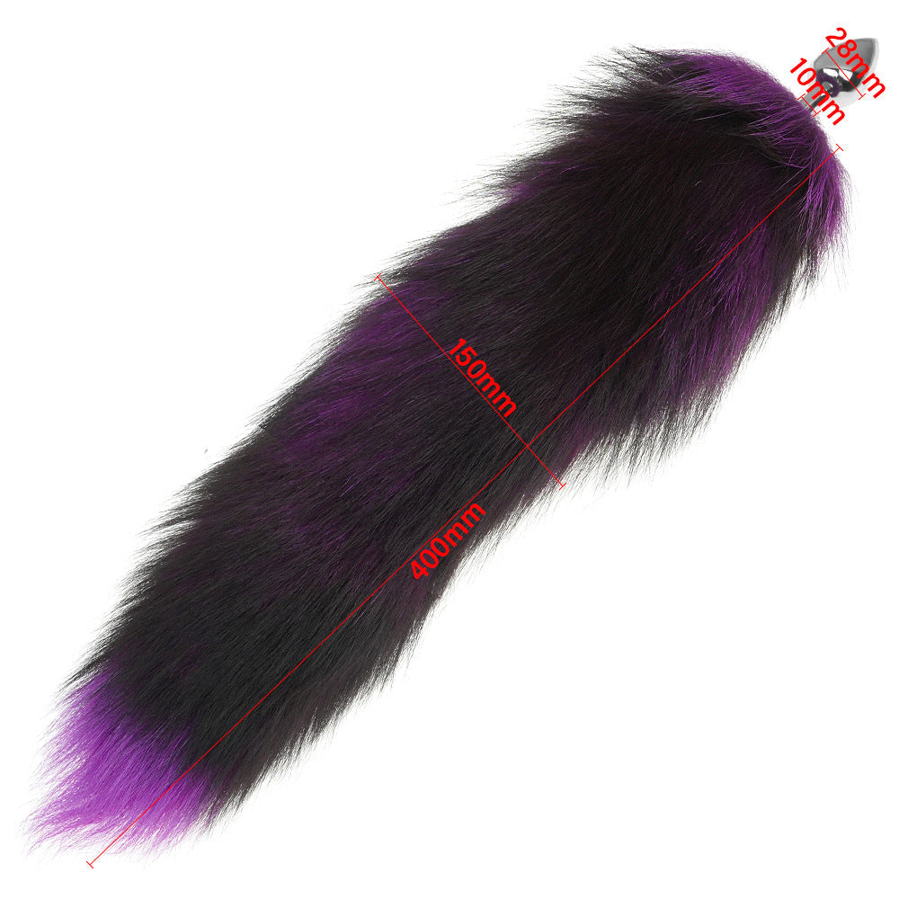 Fox Tail Butt Plug - Great Purple