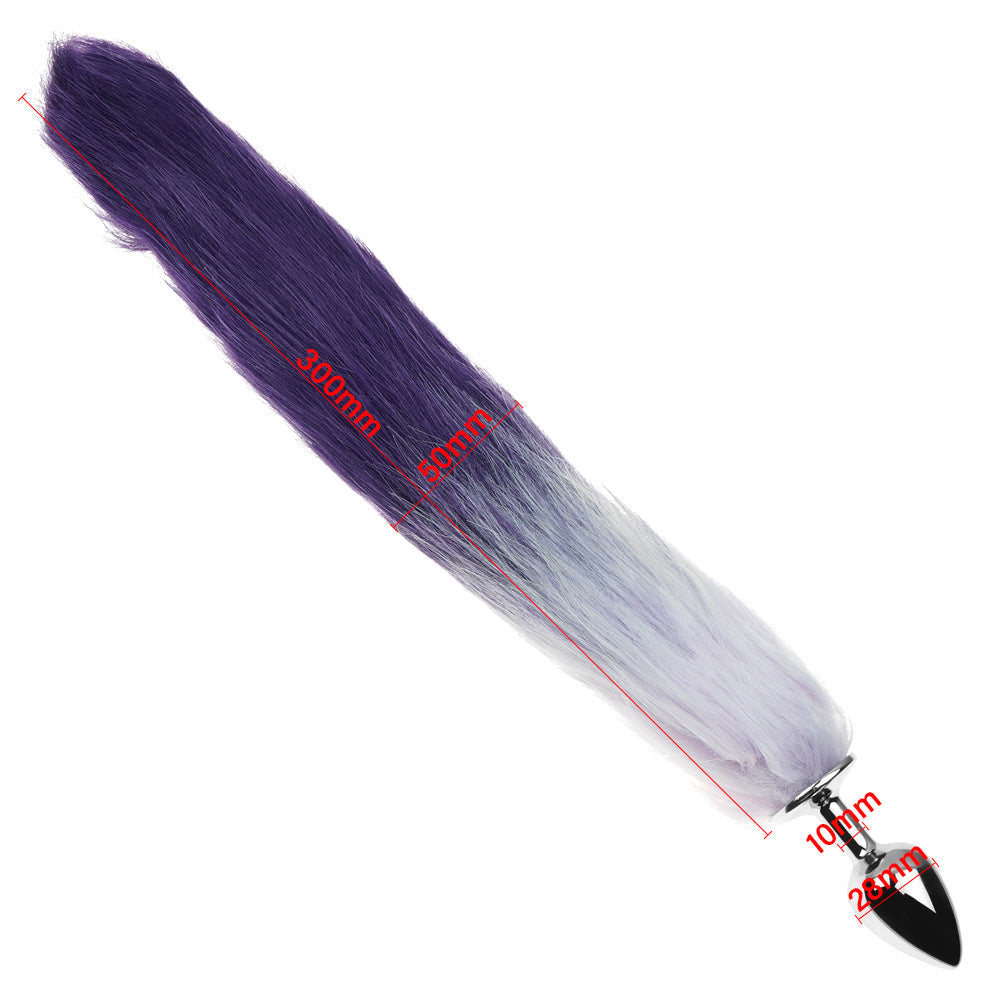 Fox Tail Butt Plug - Purple