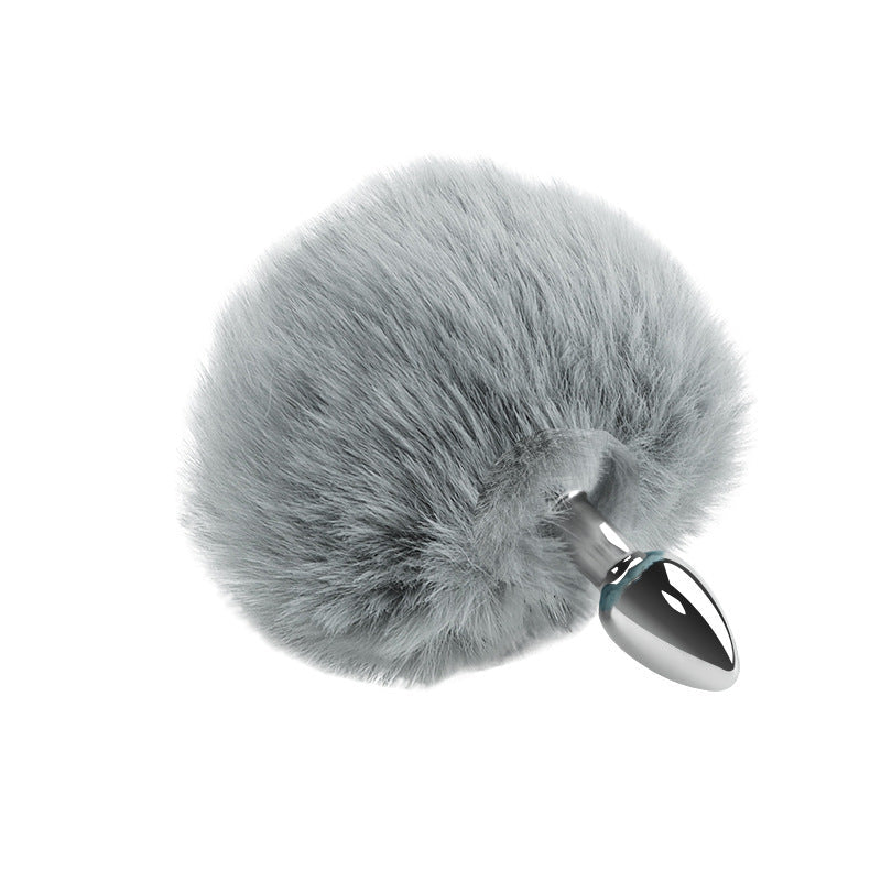 Bunny Tail Butt Plug- Grey