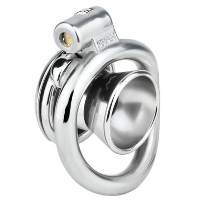 Metal Chastity Cage with Inverted Design