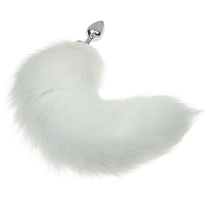 Fox Tail Butt Plug - White