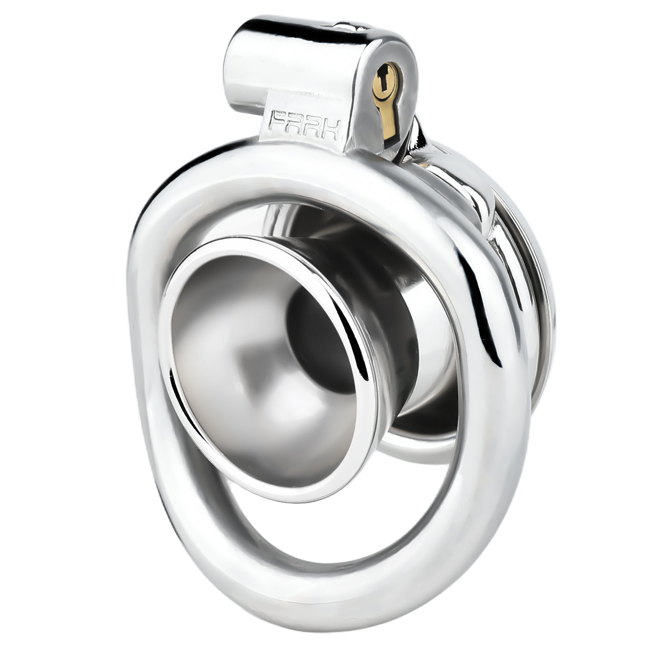 Metal Chastity Cage with Inverted Design