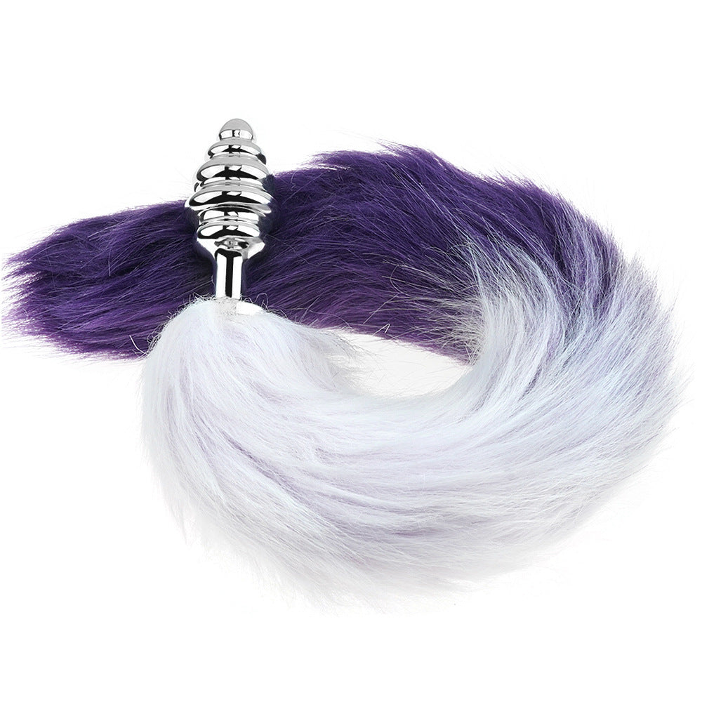 Fox Tail Butt Plug - Beaded