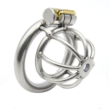 1 Inch Small Dick Stainless Steel Chasity Cage Breathable Male chastity device, chastity cage, male chastity belt, device with lock, lightweight male cage, secure device, discreet male cage, lightweight cock cage, comfortable cage, cage with air holes, lightweight device for men, male sex toys, adult toys, pleasure toys, BDSM toys, erotic toys, men's wellness, adjustable cage, device with multiple rings, customizable device, cage with sizing options, multi-size ring device, device with invisible lock