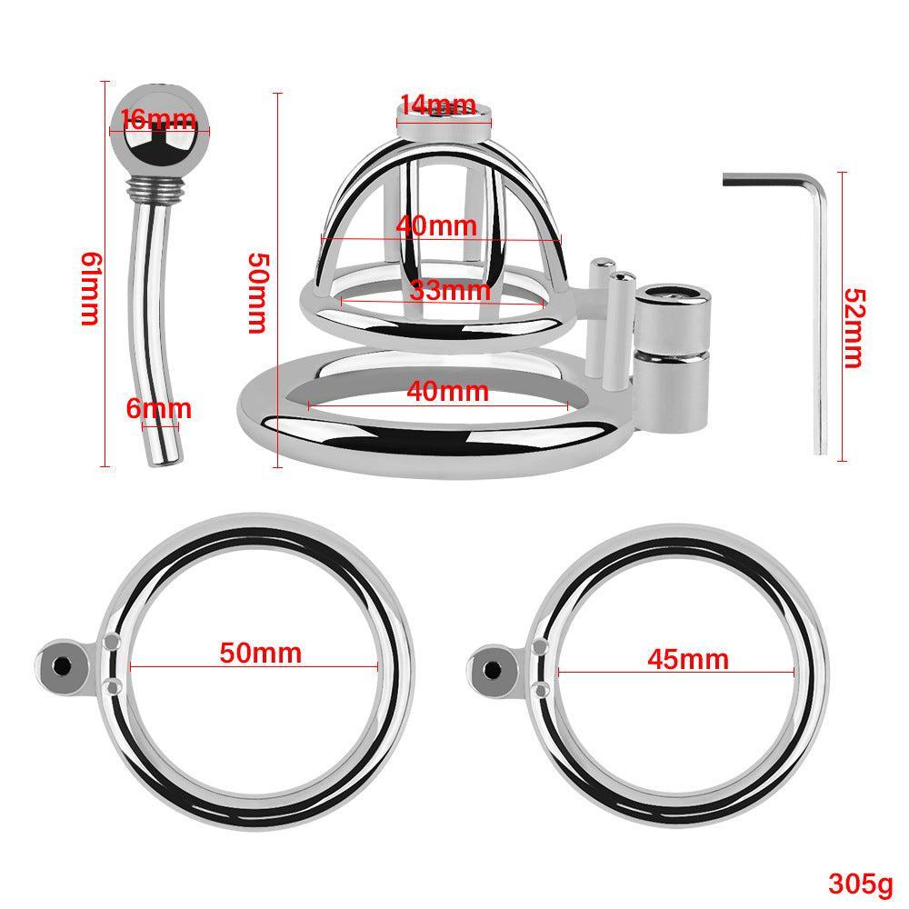 Dimensions of small stainless steel chastity cage