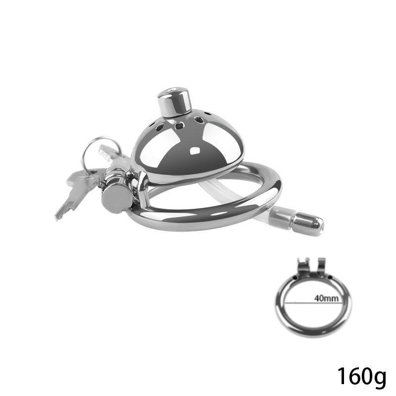 Chastity cage with keys, 160g, 40mm diameter