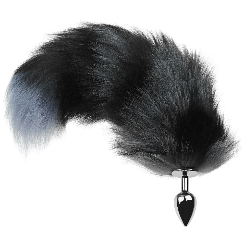 Fox Tail Butt Plug - Grey