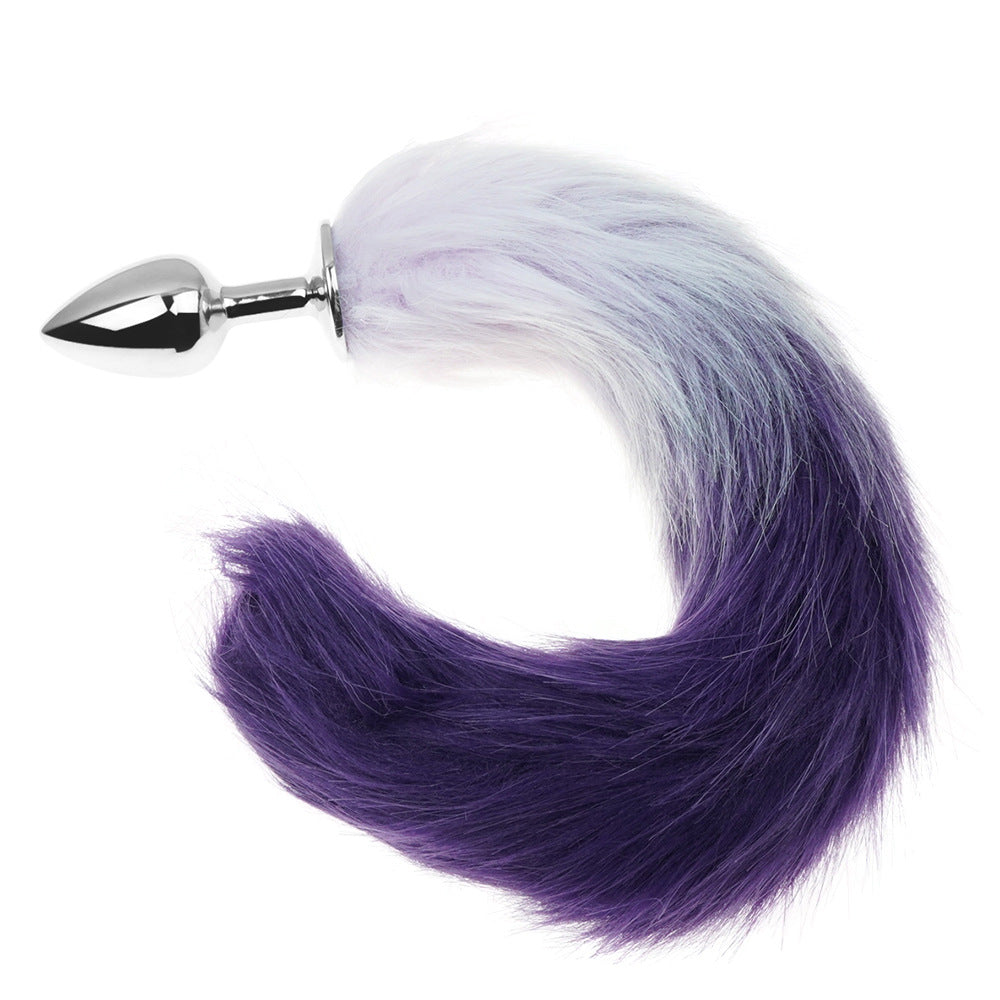 Fox Tail Butt Plug - Purple