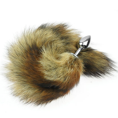 Fox Tail Butt Plug With Ears Set