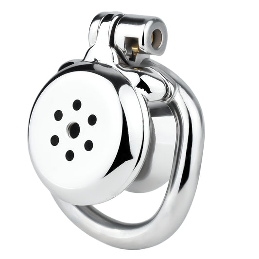 Metal Chastity Cage with Inverted Design